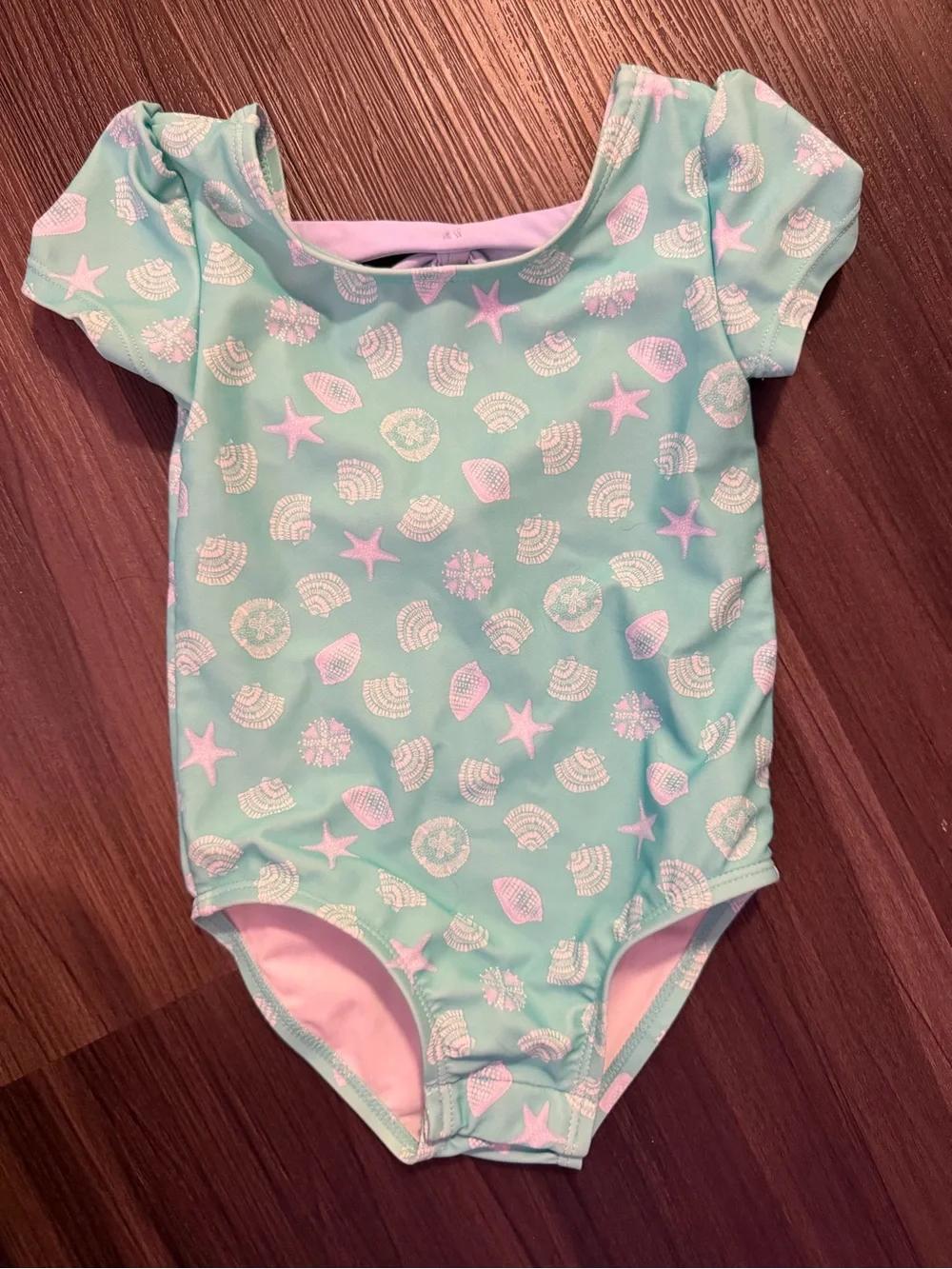 OshKosh B'gosh Mint Green Seashell One-Piece Bodysuit